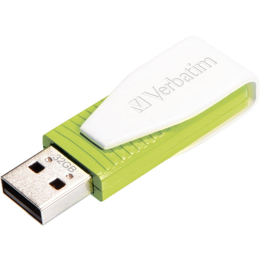Clé USB pivotante Verbatim 32 Go - Vert eucalyptus 49815