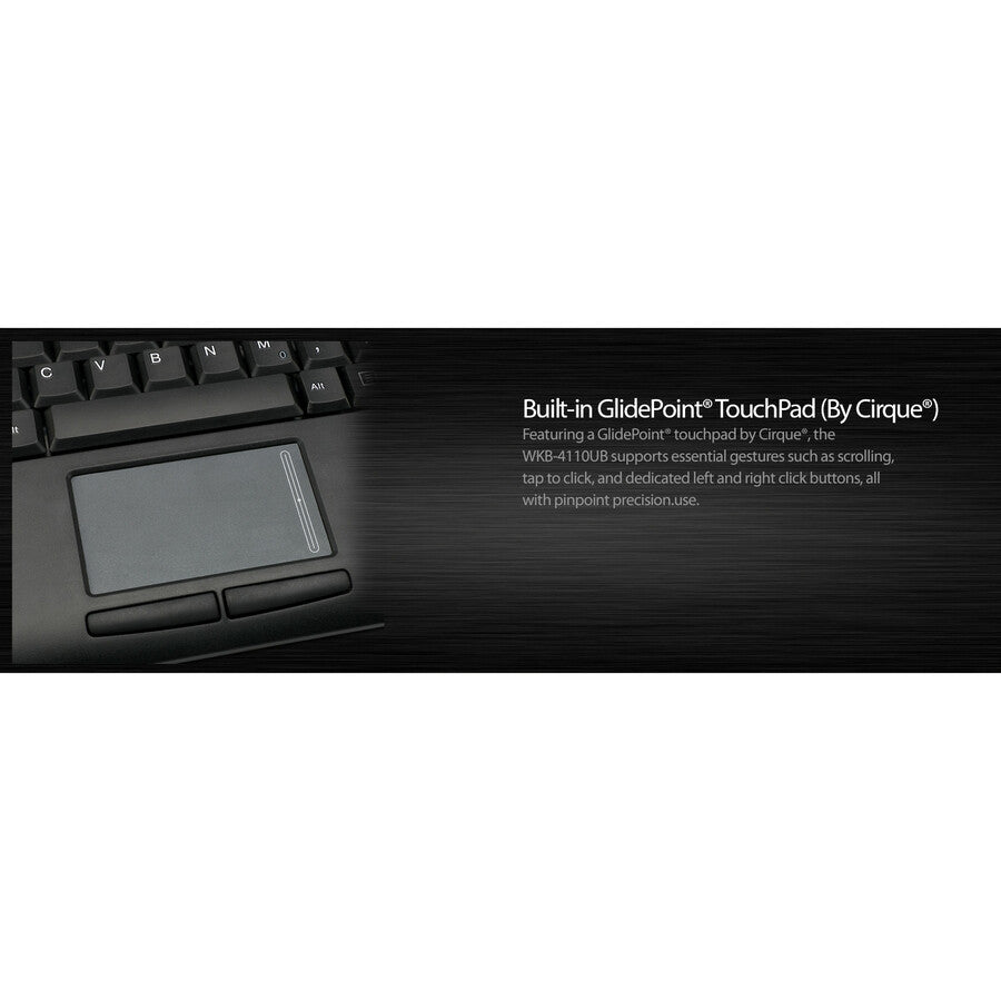 Mini clavier tactile sans fil Adesso WKB-4110UB