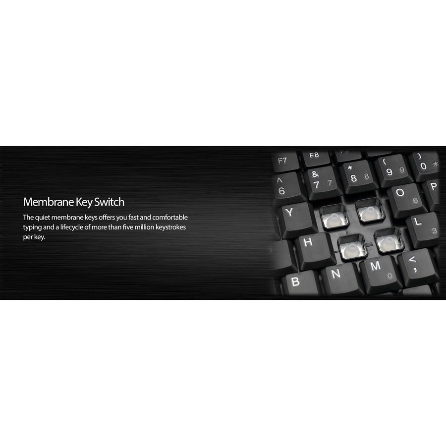 Mini clavier tactile sans fil Adesso WKB-4110UB