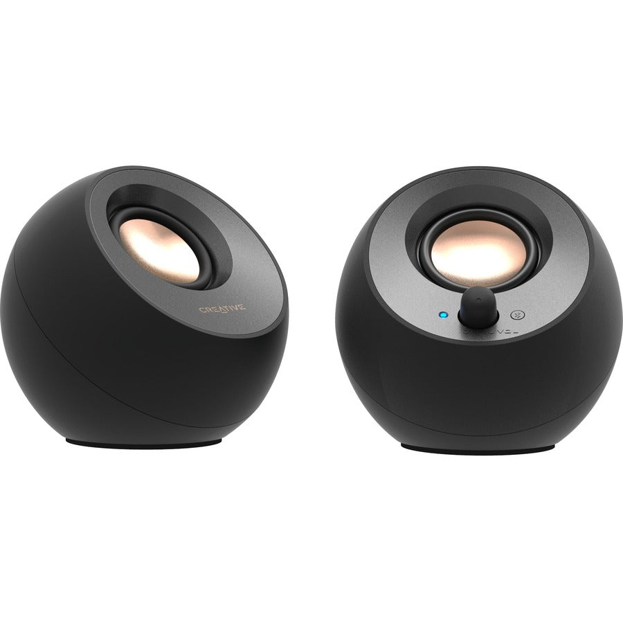 Système d'enceintes Bluetooth Creative Pebble V3 2.0 - 8 W RMS - Noir 51MF1700AA001