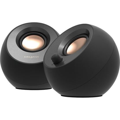 Système d'enceintes Bluetooth Creative Pebble V3 2.0 - 8 W RMS - Noir 51MF1700AA001