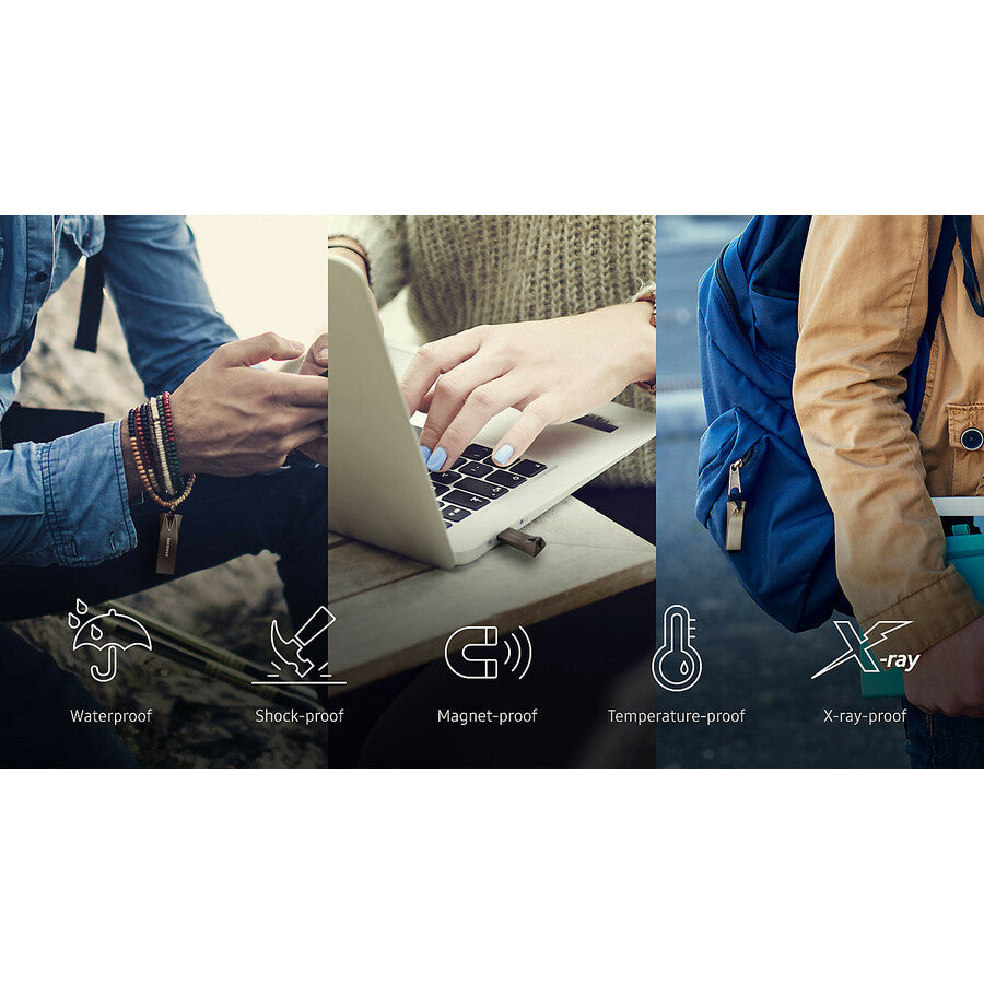 Samsung USB 3.1 Flash Drive Bar Plus 128GB Titan Gray MUF-128BE4/AM