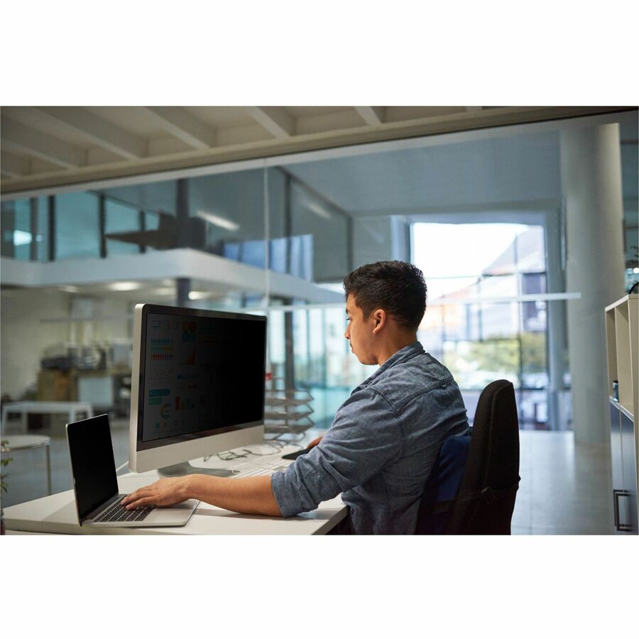 3M Privacy Filter for 25in Monitor, 16:9, PF250W9B Black, Matte PF250W9B