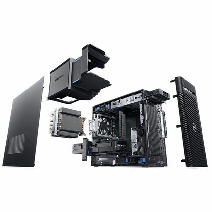 Station de travail Dell Precision 3000 3680 - Intel Core i5 14e génération i5-14500 - Technologie vPro - 16 Go - SSD 512 Go - Tour - Noir VMWDH
