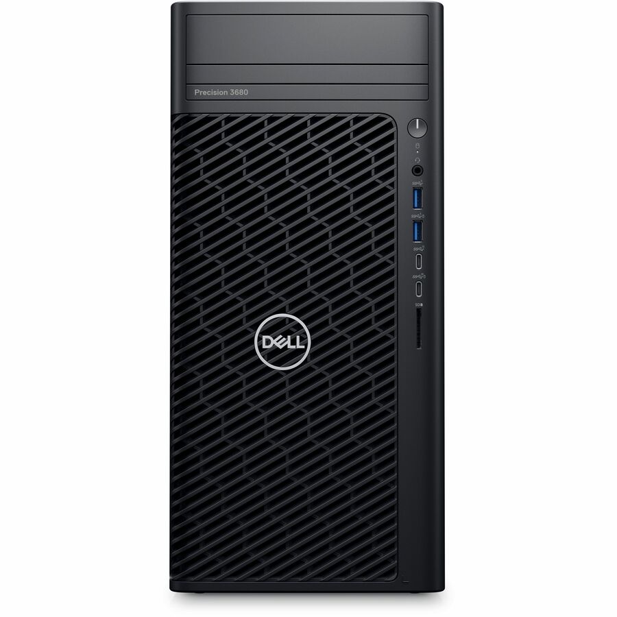 Station de travail Dell Precision 3000 3680 - Intel Core i5 14e génération i5-14500 - Technologie vPro - 16 Go - SSD 512 Go - Tour - Noir VMWDH