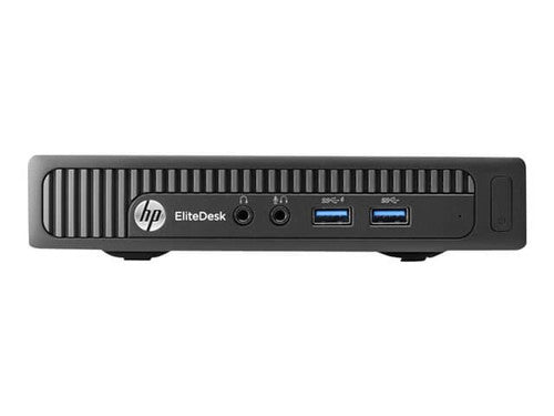 Mini ordinateur de bureau HP EliteDesk 800 Core i7-4785T 2,2 GHz - 8 Go de mémoire SDRAM DDR3 - Disque dur 500 Go - Windows 10 Professionnel 64 bits (anglais) - Neuf / Boîte ouverte 