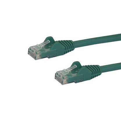 Câble Ethernet CAT6 StarTech.com de 30 cm - Gigabit sans accroc vert - 100 W PoE UTP 650 MHz - Cordon de raccordement catégorie 6 - Câblage certifié UL/TIA N6PATCH1GN
