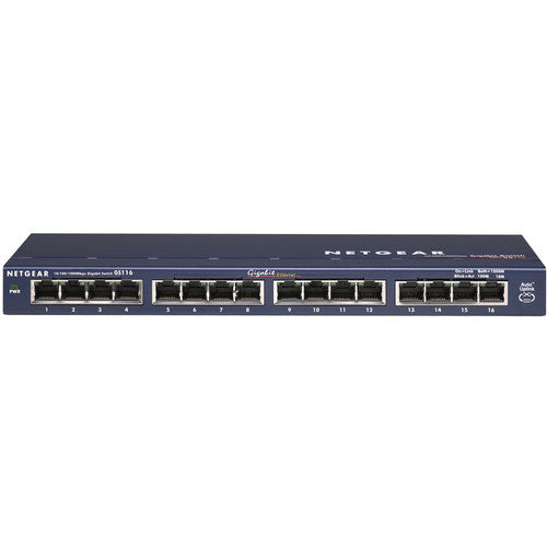 Commutateur Ethernet Gigabit 16 ports Netgear ProSafe GS116 GS116NA