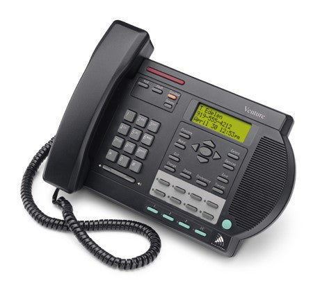 Téléphone analogique à 3 lignes (TAD) Nortel/Aastra Venture - Noir - Remis à neuf