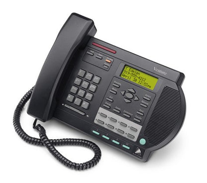 Téléphone analogique à 3 lignes (TAD) Nortel/Aastra Venture - Noir - Remis à neuf
