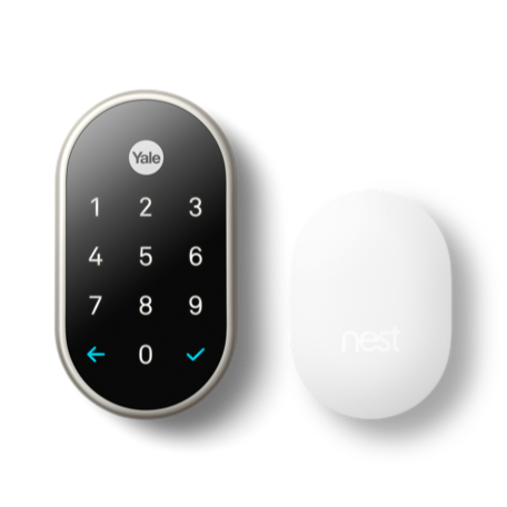Serrure de porte Nest x Yale - Nickel satiné