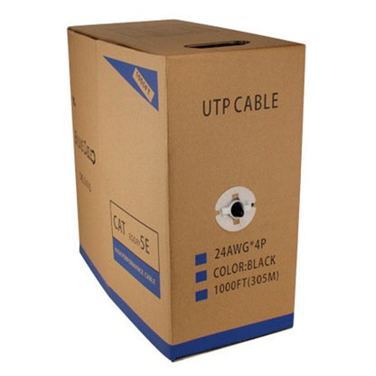 Câble de boîte CAT5E STP 26AWG 305 m / 1 000 pieds - Jaune