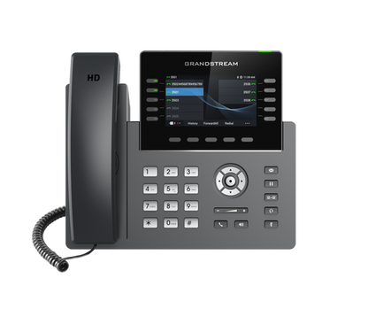Grandstream GRP2615 IP Phone - Corded - Corded/Cordless - Wi-Fi, Bluetooth - Desktop, Wall Mountable GRP2615