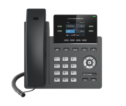 Téléphone IP Grandstream GRP2612 - Filaire - Filaire - Montage mural, Bureau GRP2612