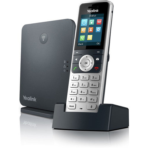Téléphone IP Yealink W53P - Sans fil - Filaire - DECT - Montage mural, Bureau - Argent albâtre, Gris classique W53P