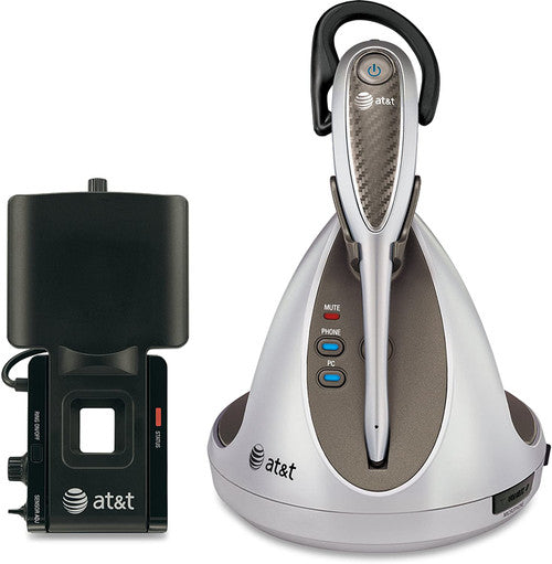 Casque sans fil AT&amp;T DECT 6.0 avec gestionnaire d'appels softphone et levier de décrochage du combiné