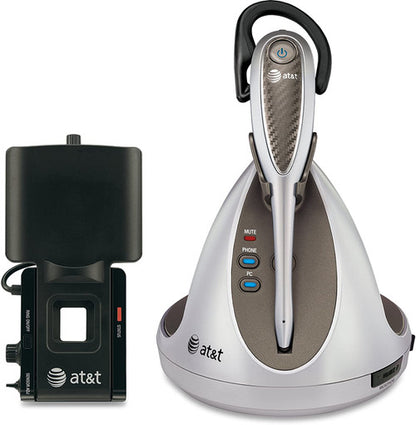 Casque sans fil AT&amp;T DECT 6.0 avec gestionnaire d'appels softphone et levier de décrochage du combiné