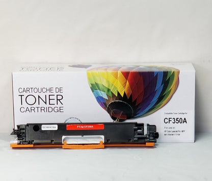 Compatible HP CF350A Toner Cartridge - Black - Balloon Brand