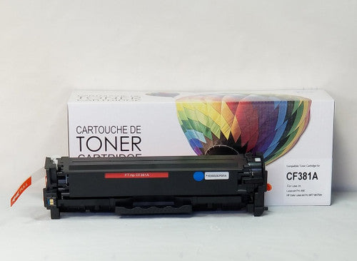 Compatible HP CF381A Toner Cartridge - Cyan - Balloon Brand