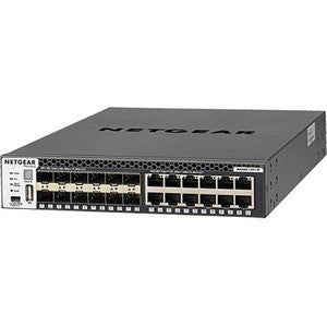 Commutateur géré empilable Netgear M4300 avec 24x10G dont 12x10GBASE-T et 12xSFP+ Layer 3 XSM4324S-100NES