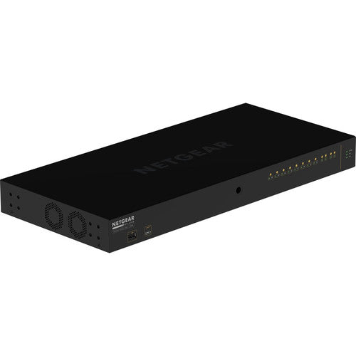 Commutateur géré Netgear AV Line M4250-10G2F-PoE+ 8x1G PoE+ 125 W 2x1G et 2xSFP (GSM4212P) GSM4212P-100NAS