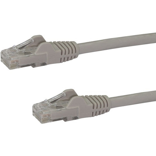 Câble Ethernet CAT6 StarTech.com de 3,7 m - Gigabit sans accroc - 100 W PoE UTP 650 MHz - Cordon de raccordement de catégorie 6 - Câblage certifié UL/TIA N6PATCH12GR