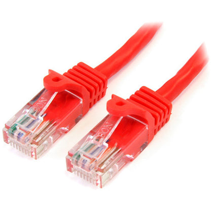 StarTech.com Câble patch UTP Cat5e anti-accroc rouge de 3 m 45PATCH10RD
