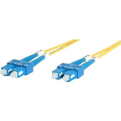 Câble à fibre optique StarTech.com de 2 m - Duplex monomode 9/125 - LSZH - SC/SC - OS1 - Câble de raccordement à fibre optique SC vers SC SMFIBSCSC2