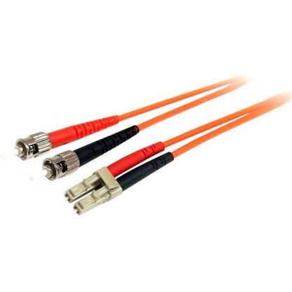Câble à fibre optique StarTech.com 10 m - Duplex multimode 62,5/125 - LSZH - LC/ST - OM1 - Câble de raccordement à fibre optique LC vers ST FIBLCST10