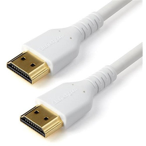 Câble HDMI 2.0 certifié de qualité supérieure StarTech.com de 2 m avec Ethernet - Câble de moniteur HDMI Ultra HD robuste et durable de 1,8 m haute vitesse UHD 4K 60 Hz HDR RHDMM2MPW