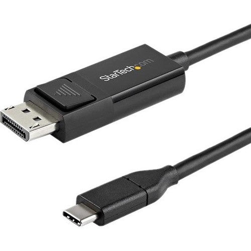 StarTech.com Câble USB C vers DisplayPort 1.2 4K 60 Hz de 2 m - Adaptateur vidéo réversible DP vers USB-C / USB-C vers DP Câble de moniteur HBR2/HDR CDP2DP2MBD