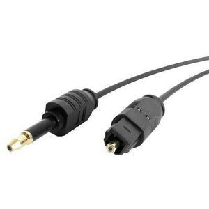 Câble audio numérique Toslink vers mini-prise de 3 m de StarTech.com THINTOSMIN10