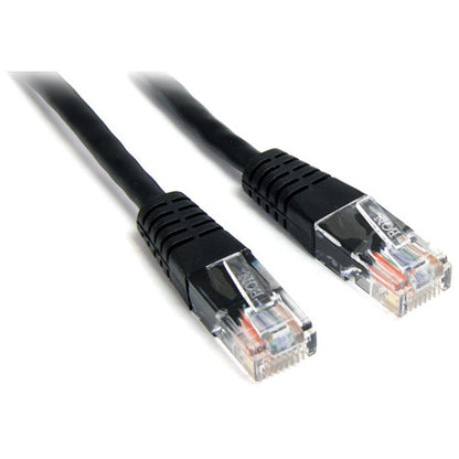 Câble patch UTP Cat5e moulé noir StarTech.com de 30 cm M45PATCH1BK