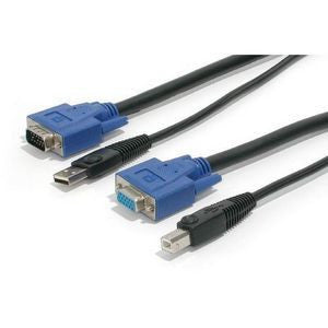 Câble KVM USB universel 2 en 1 de 4,6 m de StarTech.com SVUSB2N1_15