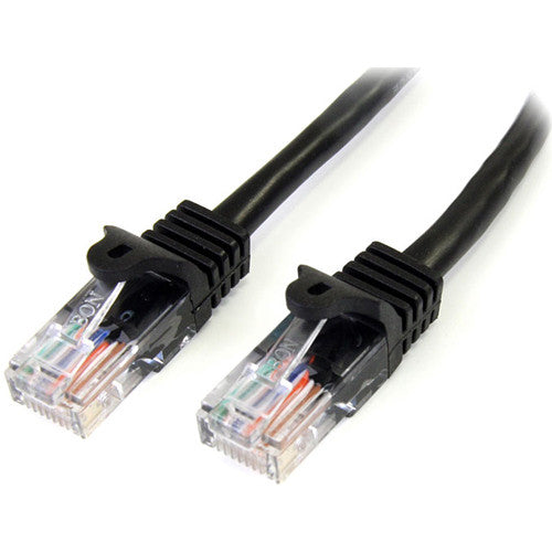 Câble patch UTP Cat5e anti-accroc StarTech.com de 3 m, noir, 45PATCH10BK