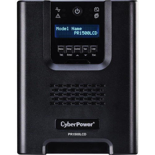 Onduleur LCD mini-tour à onde sinusoïdale pure 1 500 VA CyberPower Smart App Sinewave PR1500LCD