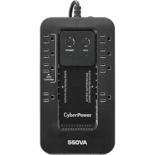 Systèmes d'alimentation sans coupure CyberPower EC550G Ecologic - Capacité : 550 VA / 330 W EC550G