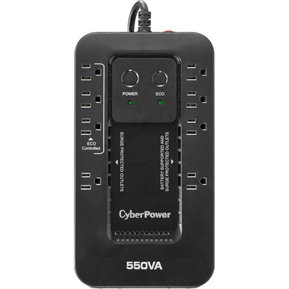 Systèmes d'alimentation sans coupure CyberPower EC550G Ecologic - Capacité : 550 VA / 330 W EC550G