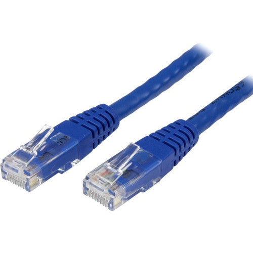 Câble Ethernet CAT6 StarTech.com de 23,9 m - Gigabit moulé bleu - 100 W PoE UTP 650 MHz - Cordon de raccordement de catégorie 6 Câblage certifié UL/TIA C6PATCH75BL