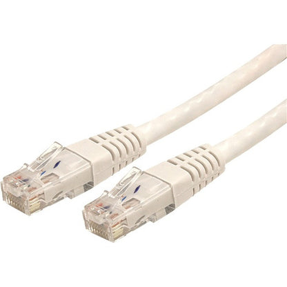 Câble Ethernet CAT6 StarTech.com de 30,5 m - Gigabit moulé blanc - 100 W PoE UTP 650 MHz - Cordon de raccordement de catégorie 6 Câblage certifié UL/TIA C6PATCH100WH