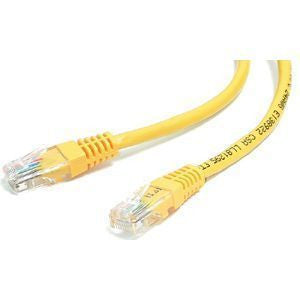 Câble patch UTP Cat5e moulé jaune StarTech.com de 30 cm M45PATCH1YL
