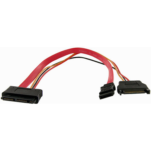 StarTech.com Câble adaptateur Micro SATA vers SATA 12 pouces avec alimentation SATA MCSATAF12S