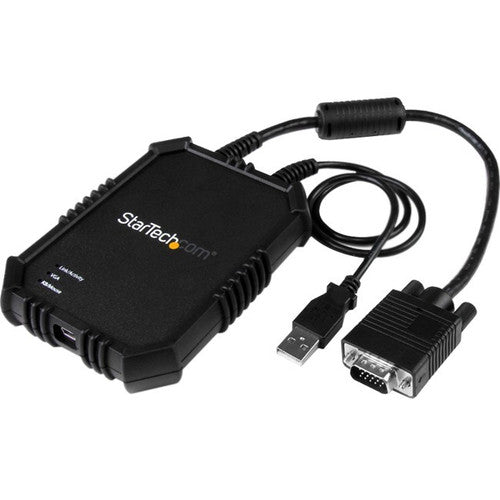 StarTech.com Console KVM pour ordinateur portable vers serveur - Adaptateur de chariot de secours USB robuste avec transfert de fichiers et capture vidéo NOTECONS02X