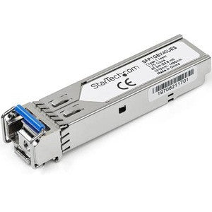 StarTech.com Dell EMC SFP-1G-BX40-U Compatible SFP Module - 1000BASE-BX-U - 10 GbE Gigabit Ethernet BiDi Fiber (SMF) SFP1GBX40UES