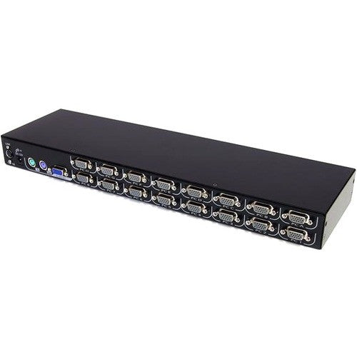 Module KVM 16 ports StarTech.com pour consoles LCD à montage en rack avec console PS/2 et VGA supplémentaire CAB1631HD