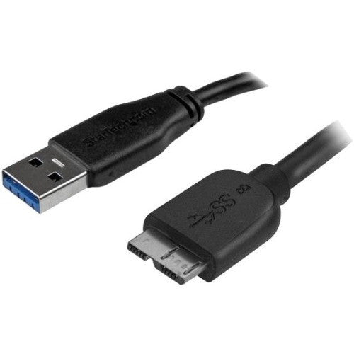 Câble USB 3.0 A vers Micro B SuperSpeed ​​Slim de 1 m (3 pi) de StarTech.com - M/M USB3AUB1MS