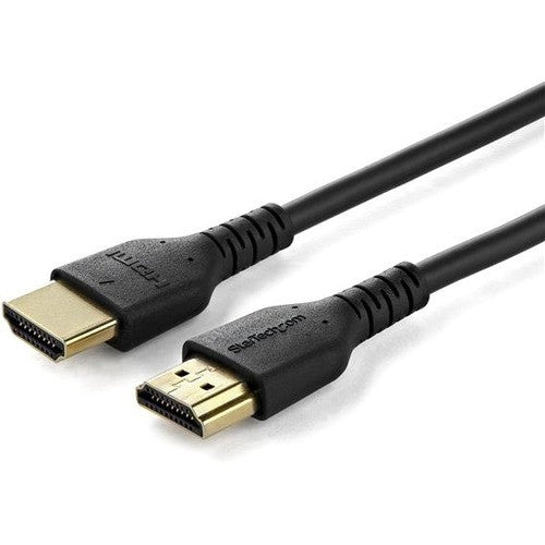 Câble HDMI 2.0 certifié de qualité supérieure StarTech.com de 1 m avec Ethernet - Câble de moniteur HDMI ultra HD robuste et durable haute vitesse UHD 4K 60 Hz HDR de 0,9 m RHDMM1MP