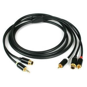 Câble audio vidéo stéréo S-Vidéo avec 3,5 mm vers RCA de 3 m StarTech.com PC2TVSVID10 PC2TVSVID10