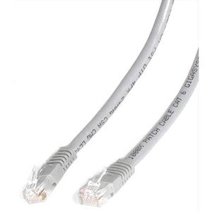 Câble Ethernet CAT6 StarTech.com de 6 m - Gigabit moulé gris - 100 W PoE UTP 650 MHz - Cordon de raccordement de catégorie 6 Câblage certifié UL/TIA C6PATCH20GR