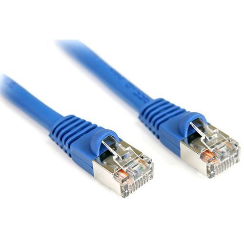 StarTech.com Câble de raccordement Cat5e RJ45 F/UTP Cat5e blindé anti-accroc bleu de 0,9 m - Cordon de raccordement S45PATCH3BL
